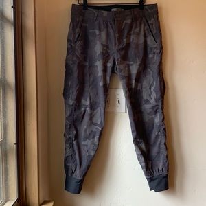 Prana joggers in slate camo